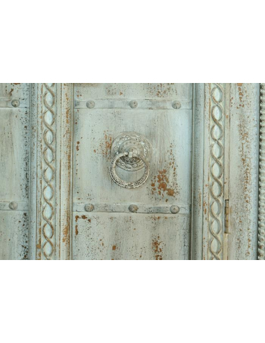 Armario madera de mango verde azulado