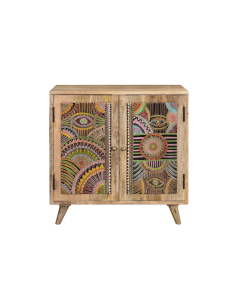 Mueble recibidor detalles pintados a mano 2