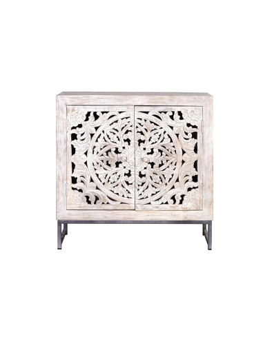 Mueble recibidor frente tallado