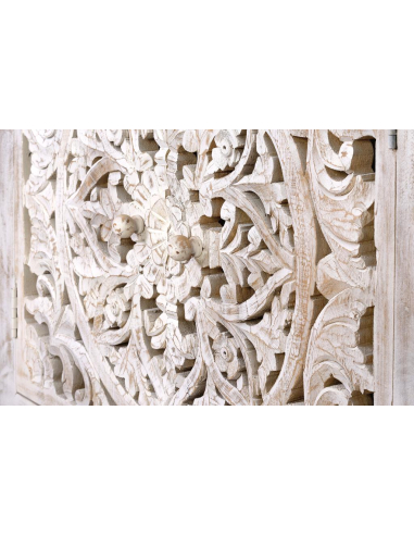 Mueble recibidor frente tallado