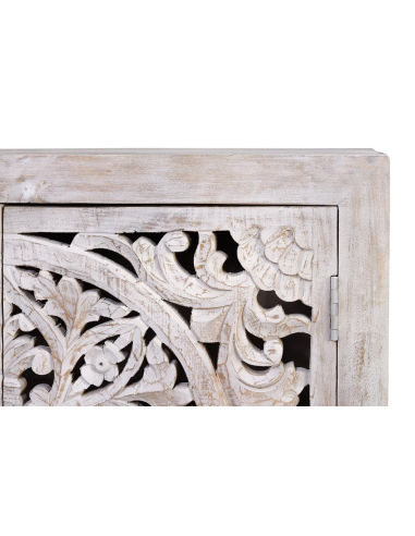 Mueble recibidor frente tallado