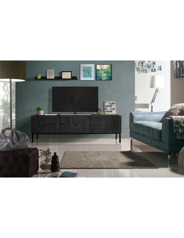 Mueble tv Jeroglífico 3 cajones en... Mueble tv Jeroglífico 3 cajones en...