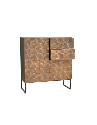 Aparador Cobre 3 puertas y 2 cajones...