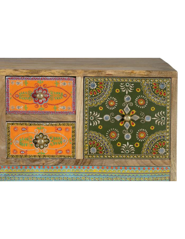 Cómoda de 14 cajones en madera de...