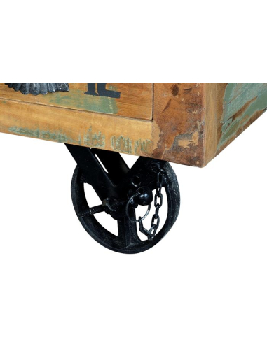 Mesa de centro Verrier con 5 cajones...