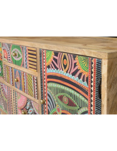 Cómoda con 5 cajones en madera de...