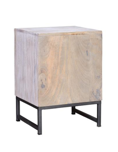 Mesita de noche con 1 puerta y 1...