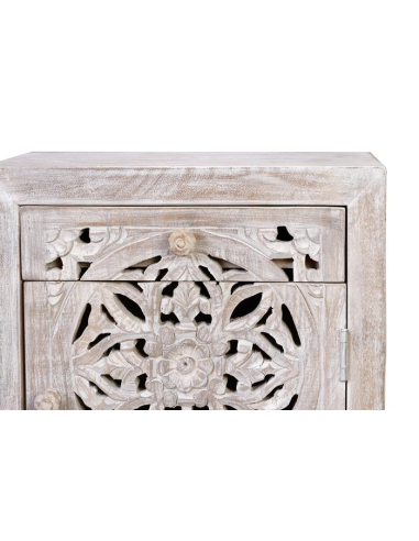 Mesita de noche con 1 puerta y 1...