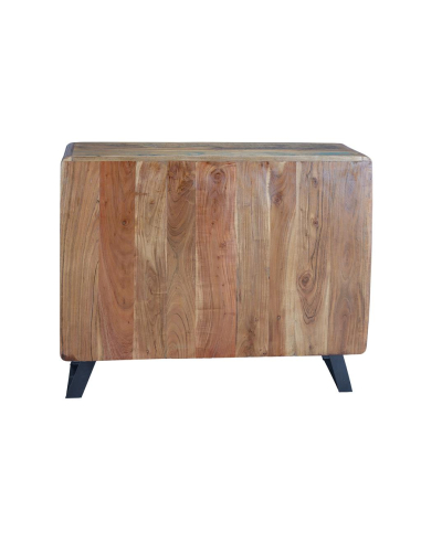 Cómoda en madera de mango multicolor