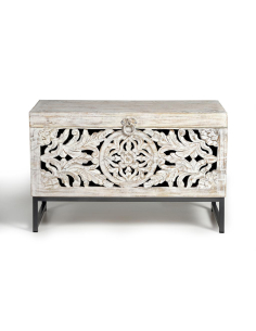 Baúl en madera de mango y... 2