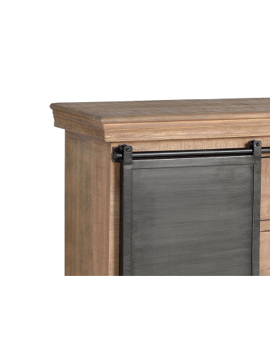 Cómoda 3 cajones y 1 puerta corredera...