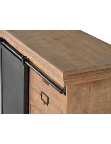 Cómoda 3 cajones y 1 puerta corredera...