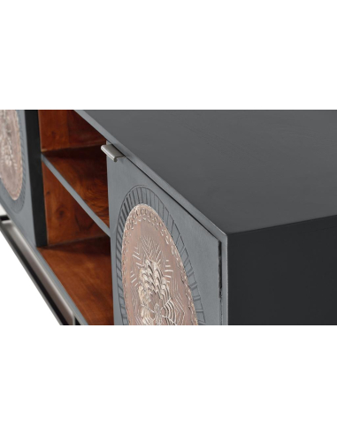 Mueble tv 2 puertas en madera de...