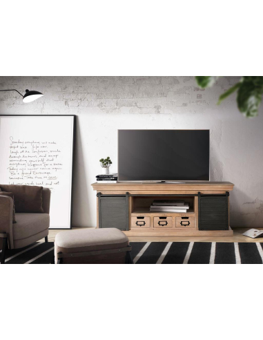 Mueble tv 3 cajones y 2 puertas...