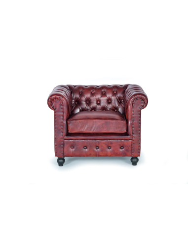 Sillón Chester una plaza en piel