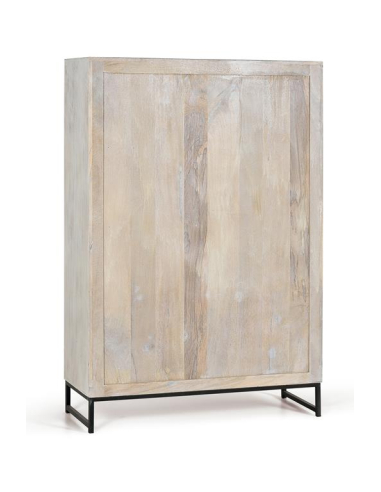 Vitrina 2 puertas en madera de mango...