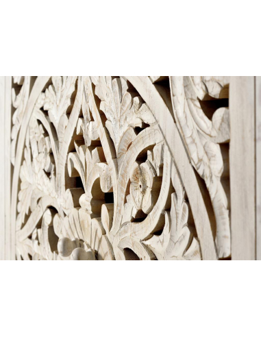 Vitrina 2 puertas en madera de mango...