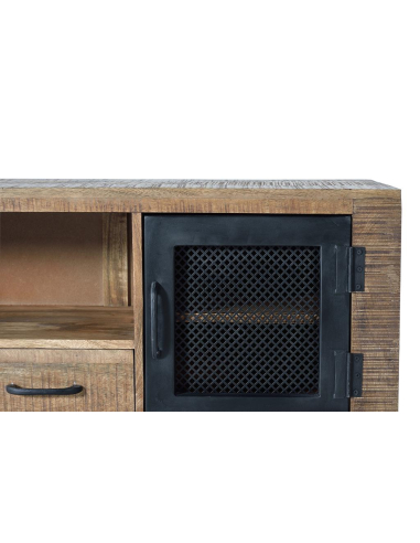 Mueble TV dos puertas y cajones en...