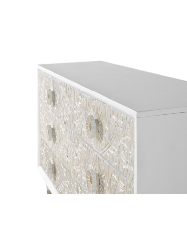 Aparador seis cajones en mango