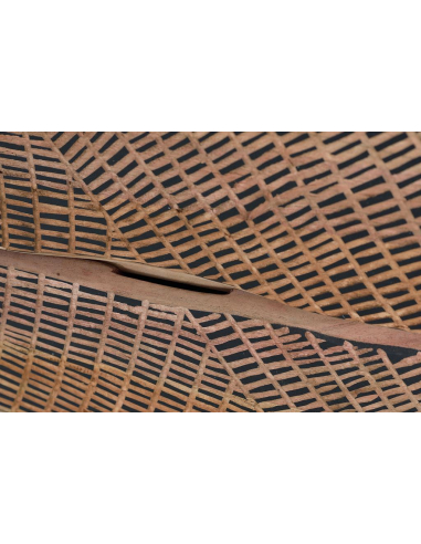 Mesita de noche dos cajones en acacia...