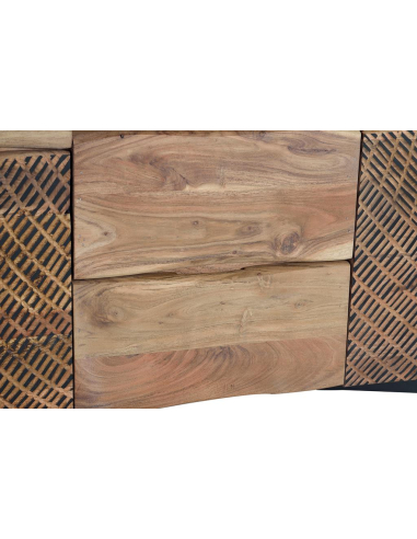 Aparador en acacia tallado a mano