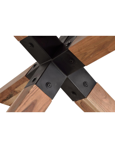 Mesa de comedor circular madera patas...