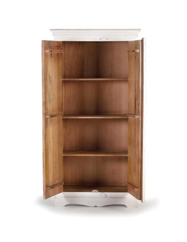 Armario alto dos puertas con cristal...