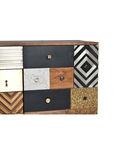 Cómoda dos puertas y cuatro cajones...