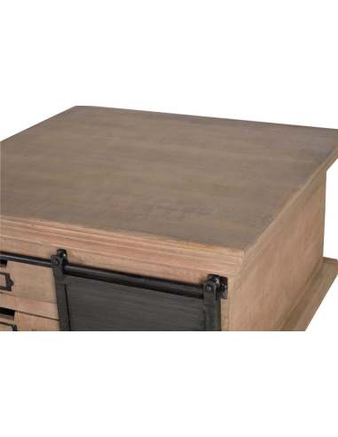 Mesa de centro puerta corredera