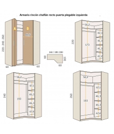 Armario rincón chaflán... 2