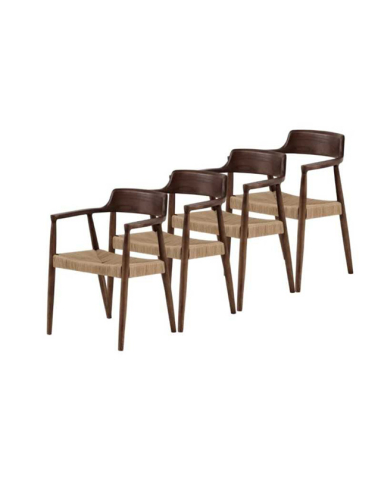Silla de comedor Platino nogal Silla de comedor Platino nogal