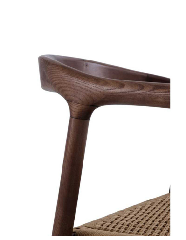 Silla de comedor Rodocrosita nogal Silla de comedor Rodocrosita nogal