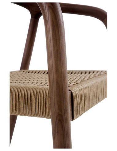 Silla de comedor Rodocrosita nogal Silla de comedor Rodocrosita nogal