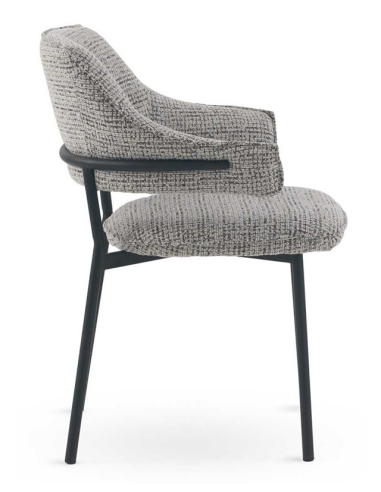 Silla de comedor Azabache gris claro Silla de comedor Azabache gris claro