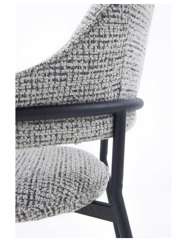 Silla de comedor Azabache gris claro Silla de comedor Azabache gris claro
