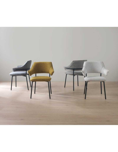 Silla de comedor Azabache blanco