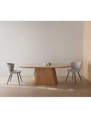 Silla de comedor Aventurina hueso Silla de comedor Aventurina hueso