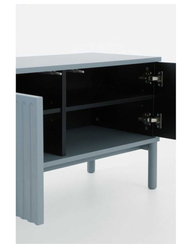 Mueble TV Ópalo ranuras azul Mueble TV Ópalo ranuras azul