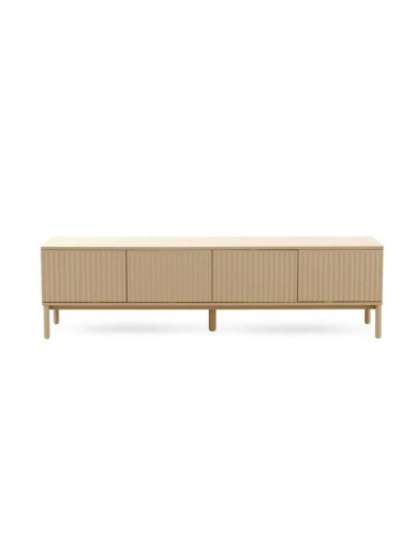 Mueble TV Ópalo ranuras beige Mueble TV Ópalo ranuras beige