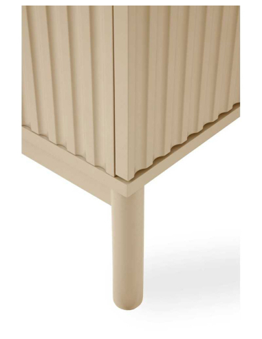 Mueble TV Ópalo ranuras beige Mueble TV Ópalo ranuras beige