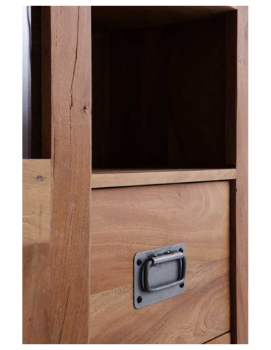 Vitrina Obsidiana 1 puerta 3 cajones Vitrina Obsidiana 1 puerta 3 cajones