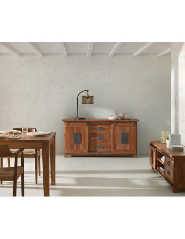Mueble TV Obsidiana 1 puerta 2 cajones Mueble TV Obsidiana 1 puerta 2 cajones