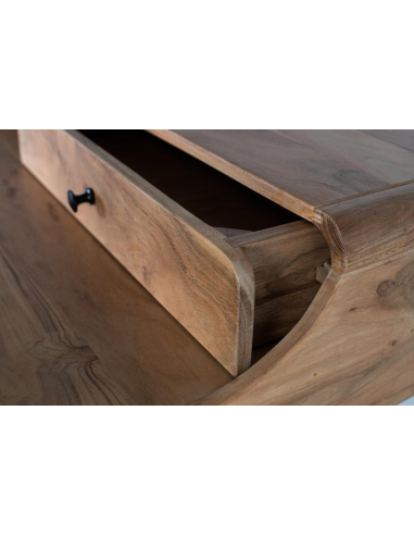 Escritorio 3 cajones con curvas