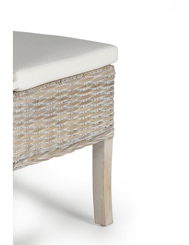 Silla de comedor Rattán respaldo alto