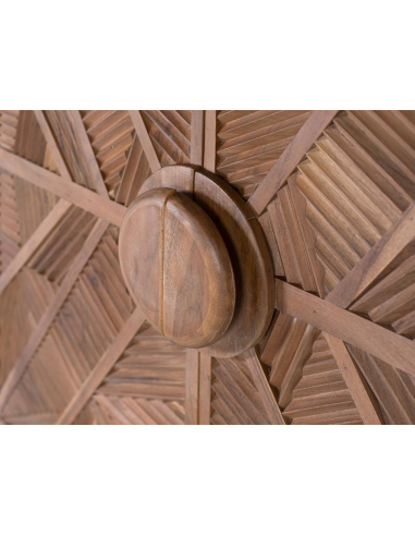 Aparador madera recortes con líneas Aparador madera recortes con líneas