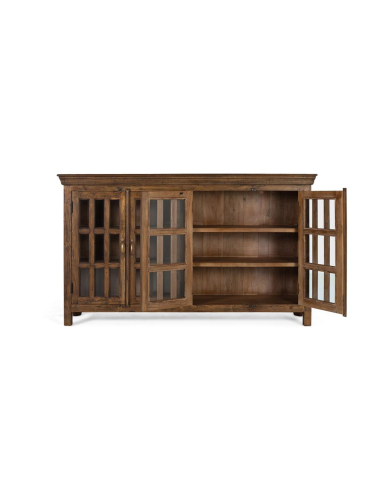 Aparador 4 puertas con vidrio Aparador 4 puertas con vidrio