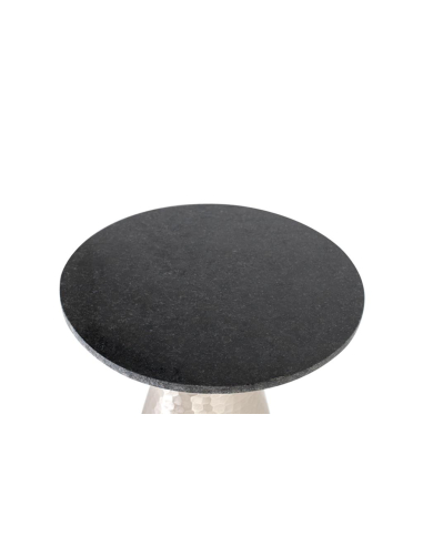 Mesa de centro Intermezzo plateada alta