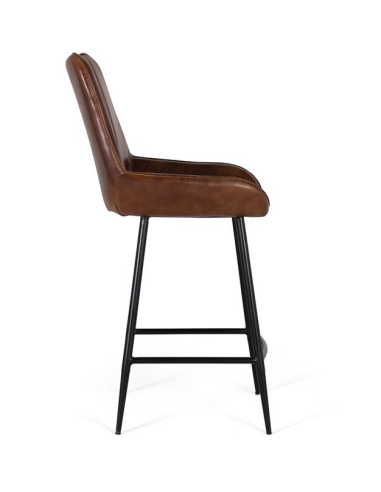 Taburete alto piel
