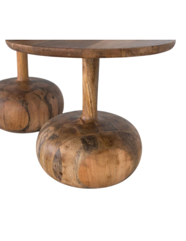 Set 2 mesas auxiliares hongo Set 2 mesas auxiliares hongo