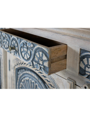 Aparador Nocturno 3 puertas 3 cajones Aparador Nocturno 3 puertas 3 cajones